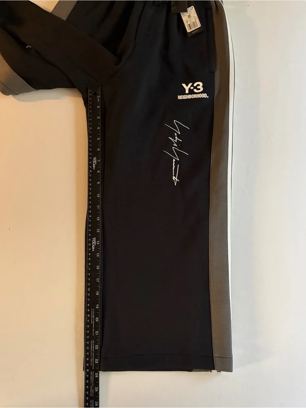 Y-3 Yohji Yamamoto NEIGHBORHOOD Adidas Sweatpants Men XXS BAGGY CROPPED Tearaway